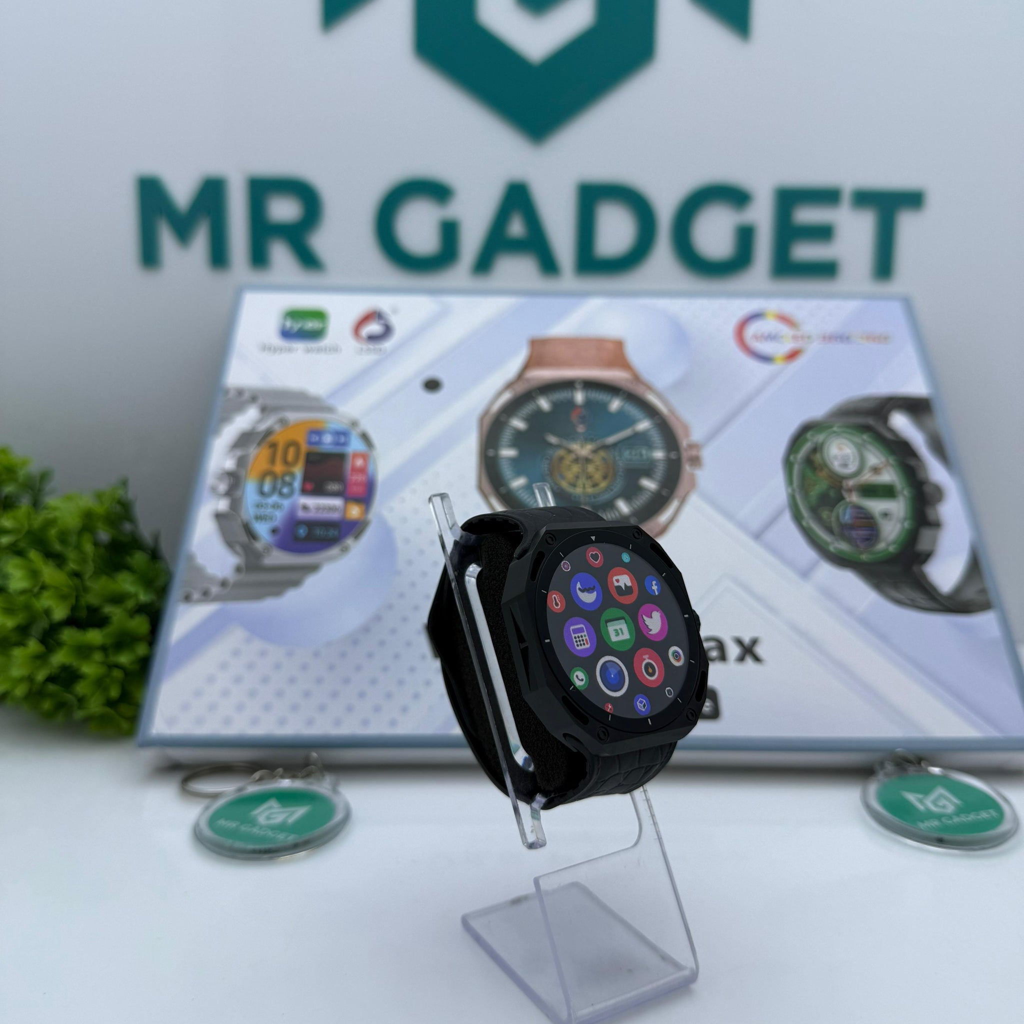 V18promax Smart Watch 7in1 Stainless Steel Ocean Rubber BT Call Wireless Charger Sleep Tracker New Release Relogio V18 PROMAX